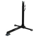 HOMCOM Soporte de Estacionamiento para 2 Bicicletas Garaje Interior Exterior Estable Portátil Almohadilla Antideslizante 60x54x57cm(c-3)