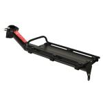 HOMCOM Portaequipajes Posterior para Bicicleta Estante Soporte de Equipajes con Protecciones Laterales Carga 9 kg Aluminio 49x12x14 cm Negro(c-3)