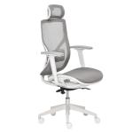 Vinsetto Silla de Oficina Giratoria Silla de Escritorio Ergonómica con Altura Ajustable Reposabrazos Reposacabezas Regulables y Respaldo Alto de Malla 66,5x66x120-128 cm Verde(c-2)