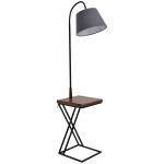 HOMCOM Lámpara de Pie Ajustable en Altura de 130-180 cm con Interruptor de Pie Necesaria Bombilla E27 Máx. 40 W Excluida y Pantalla Giratoria 360° Dormitorio Blanco(c-5)