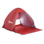 Outsunny Tienda de Campaña Pop-Up Instantánea y Portátil con Ventanas tipo Refugio para Playa Picnic y Camping con Protección Solar UV 200 x 150 x 115cm Azul(c-3)
