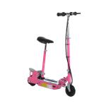 HOMCOM Patinete Eléctrico Plegable tipo Scooter con Manillar Ajustable - Color Rojo - 81.5x37x96cm(c-1)